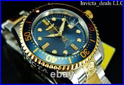 Invicta Men's 47mm Grand Diver Automatic DIAMOND Charcoal Dial Two Tone SS Watch