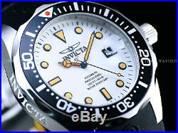 Invicta Men's 47mm Grand Diver Automatic NH35A FULL LUME Dial Black Strap Watch