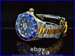 Invicta Men's 47mm Grand Pro Diver Automatic Blue Dial Two-Tone Bracelet Watch