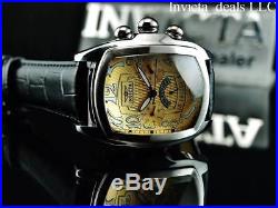Invicta Men's 47mm Lupah Dragon Chronograph Special Ed Yellow Dial Leather Watch