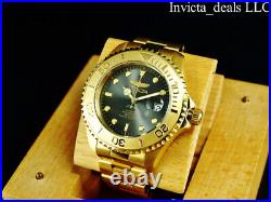 Invicta Men's 47mm Pro Diver SUBMARINER AUTOMATIC Charcoal Dial Gold Tone Watch