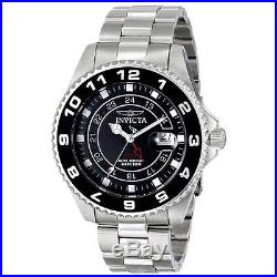 Invicta Men's 47mm Pro Diver Swiss Quartz Black Dial Stainless Steel Watch 17145
