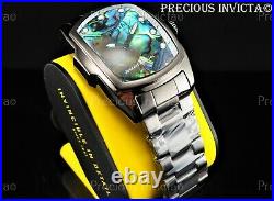 Invicta Men's 47mm SPECIAL EDITION GRAND LUPAH Abalone Dial Black Tone SS Watch
