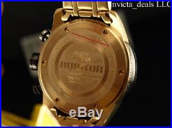 Invicta Men's 48mm Aviator Men's Japan Chrono 18K Ion Plated Gold Dial SS Watch