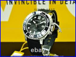 Invicta Men's 48mm Aviator Pro Diver Automatic Black Silicone Ss Watch