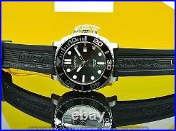 Invicta Men's 48mm Aviator Pro Diver Automatic Black Silicone Ss Watch