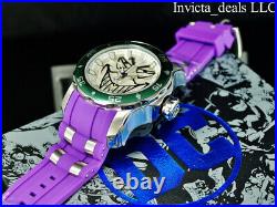 Invicta Men's 48mm DC Comics SCUBA JOKER Limited Edition Purple Tone SS Watch