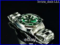 Invicta Men's 48mm Grand Pro Diver AUTOMATIC 24J GREEN DIAL Silver Tone SS Watch