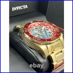 Invicta Men's 48mm Limited Ed. Marvel IRON MAN Chronograph Red & Ice Blue Watch