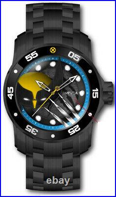 Invicta Men's 48mm Marvel X-Men Yellow Pro Diver Scuba Limited Ed Bracelet Watch