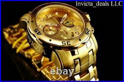 Invicta Men's 48mm PRO DIVER SCUBA Chronograph CHAMPAGNE DIAL Gold Tone SS Watch