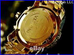 Invicta Men's 48mm PRO DIVER SCUBA Chronograph Green Dial Gold Tone 200M Watch