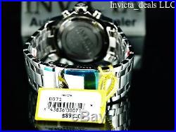 Invicta Men's 48mm Pro Diver SCUBA Chronograph SILVER DIAL All Silver Tone Watch