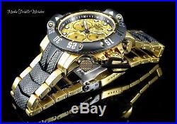 Invicta Men's 50MM Subaqua POSEIDON Quartz Chronograph GOLD TONE Bracelet Watch