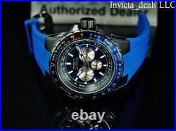 Invicta Men's 50mm AVIATOR VOYAGER NAUTICAL Multi Function Blue/Black Dial Watch