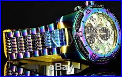 Invicta Men's 50mm Bolt Chronograph Abalone Dial Iridescent Bracelet Watch NEW
