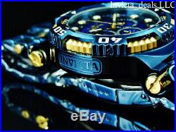 Invicta Men's 50mm CHAOS Chronograph BLUE LABEL Blue Scale Dial SS 300M Watch