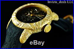 Invicta Men's 50mm Empire Dragon AUTOMATIC Sapphire Crystal Gold Tone SS Watch