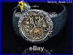 Invicta Men's 50mm Empire Dragon NH38A AUTOMATIC Black IP Sapphire Crystal Watch