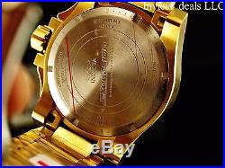 Invicta Men's 50mm Excursion Swiss Chronograph Gold Dial Gold Plated SS Watch