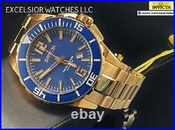 Invicta Men's 50mm PRO DIVER AUTOMATIC NH35A FULL LUME Blue Tritium Dial Watch