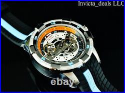 Invicta Men's 50mm S1 Rally AUTOMATIC Skeletonized Dial Black/Blue Tone SS Watch