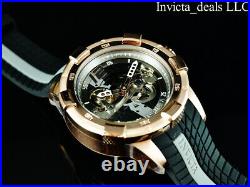 Invicta Men's 50mm S1 Rally AUTOMATIC Skeletonized Dial Black/Rose Tone SS Watch