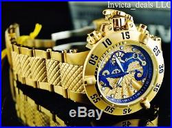 Invicta Men's 50mm SEAHORSE Subaqua Noma III Swiss Chronograph 18KGIP SS Watch