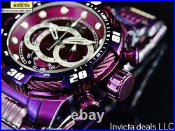 Invicta Men's 50mm SPEEDWAY VIPER Gen III Chronograph PURPLE DIAL Purple Watch