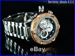 Invicta Men's 50mm Subaqua Noma V Swiss Chronograph Silver & Rose Tone SS Watch