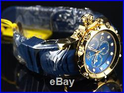 Invicta Men's 50mm VENOM Sea Dragon Swiss Chronograph Blue MOP 18K Gold IP Watch