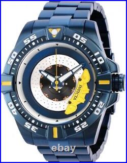 Invicta Men's 51mm S1 Rally Silver Blue Dial Blue Bracelet Automatic SS Watch