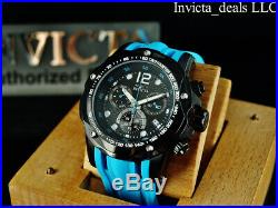 Invicta Men's 51mm SPEEDWAY TURBO SWISS Chrono Electric Blue Stainless St Watch