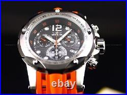 Invicta Men's 51mm SPEEDWAY TURBO SWISS Chronograph Orange Jellyfish SS Watch