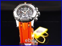 Invicta Men's 51mm SPEEDWAY TURBO SWISS Chronograph Orange Jellyfish SS Watch