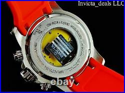 Invicta Men's 51mm SPEEDWAY TURBO SWISS Chronograph Orange Jellyfish SS Watch