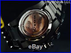 Invicta Men's 52MM Bolt ZEUS Swiss Chronograph COMBAT Black Gold Cables SS Watch