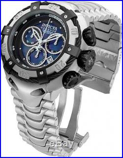 Invicta Men's 52mm Bolt Chronograph Swiss Quartz Blue Dial S. Steel Watch 21344