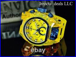 Invicta Men's 52mm Bolt ZEUS MAGNUM Chrono YELLOW DIAL Blue/Yellow Tone SS Watch