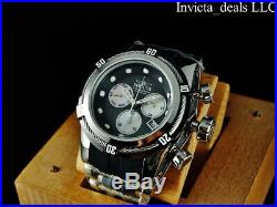 Invicta Men's 52mm Bolt Zeus Swiss Chronograph Black MOP Dial Silver Tone Watch