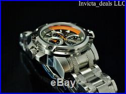 Invicta Men's 52mm COALITION FORCES RETROGRADE DAY Black Dial Silver SS Watch