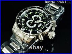 Invicta Men's 52mm CORDUBA IBIZA Chronograph BLACK DIAL Silver/Black Tone Watch