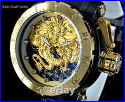 Invicta Men's 52mm Coalition Forces GOLD Dragon AUTOMATIC BLACK Bracelet Watch
