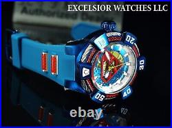 Invicta Men's 52mm DC Comics SUPERMAN LE AUTOMATIC Red Blue Glass Fiber SS Watch