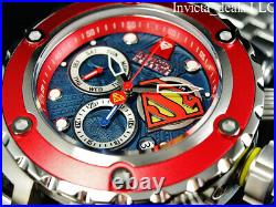 Invicta Men's 52mm DC Comics SUPERMAN Subaqua Swiss Chronograph BLUE DIAL Watch