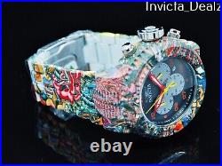 Invicta Men's 52mm Grand Pro Diver Chronograph GRAFFITI HYDROPLATED SS Watch
