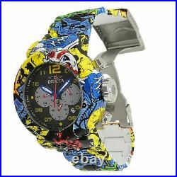 Invicta Men's 52mm Grand Pro Diver Graffiti Quartz Chronograph Bracelet Watch
