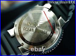 Invicta Men's 52mm Grand Pro Diver OCEAN VOYAGE Chrono BLUE DIAL Silver SS Watch
