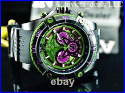 Invicta Men's 52mm Marvel HULK Bolt Viper Limited Edition Green Purple SS Watch