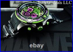 Invicta Men's 52mm Marvel HULK Bolt Viper Limited Edition Green Purple SS Watch